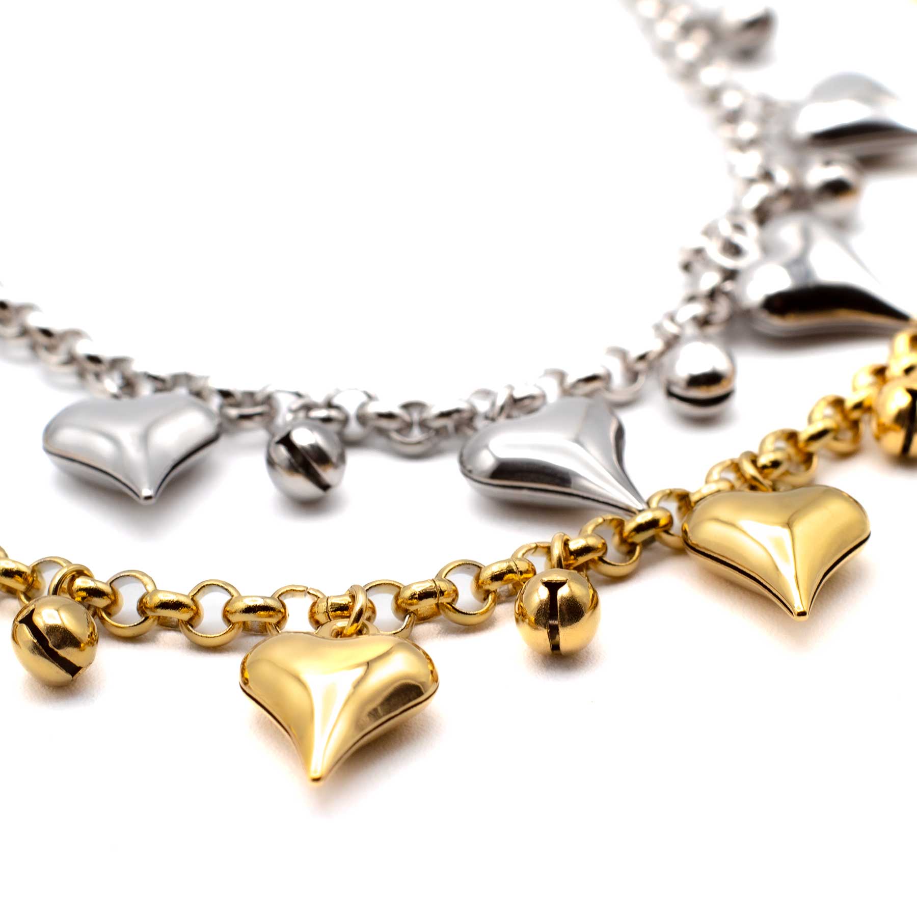 Collana Cuori in Catena