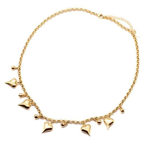 Collana Cuori in Catena
