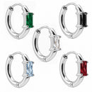 Orecchino Baguette Hoop