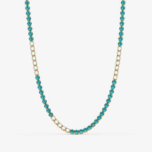 Collana Tennis Prisma