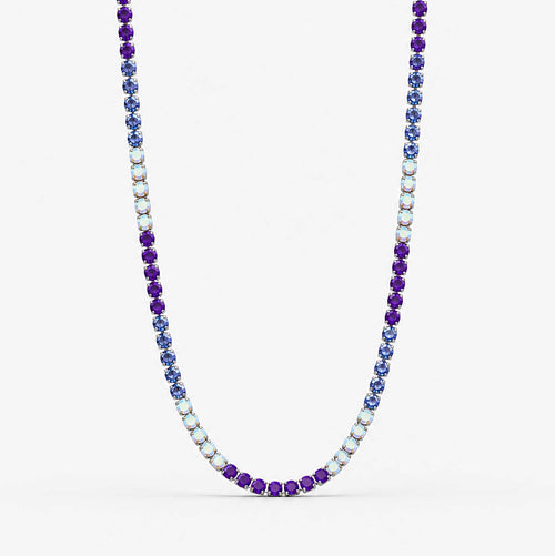 Collana Tennis Prisma